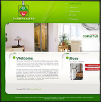Shortslifts Website Design