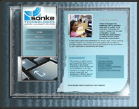 Sonke Technologies Website Design