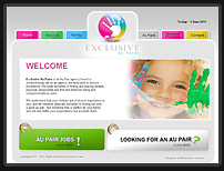 Exceptional Aupairs Website Design