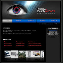 Security Products Website Design