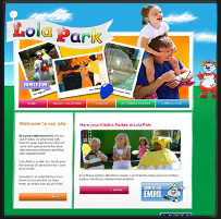 Lolapark Kids Fun Park Website Design